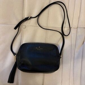 Kate spade Black leather crossbody bag